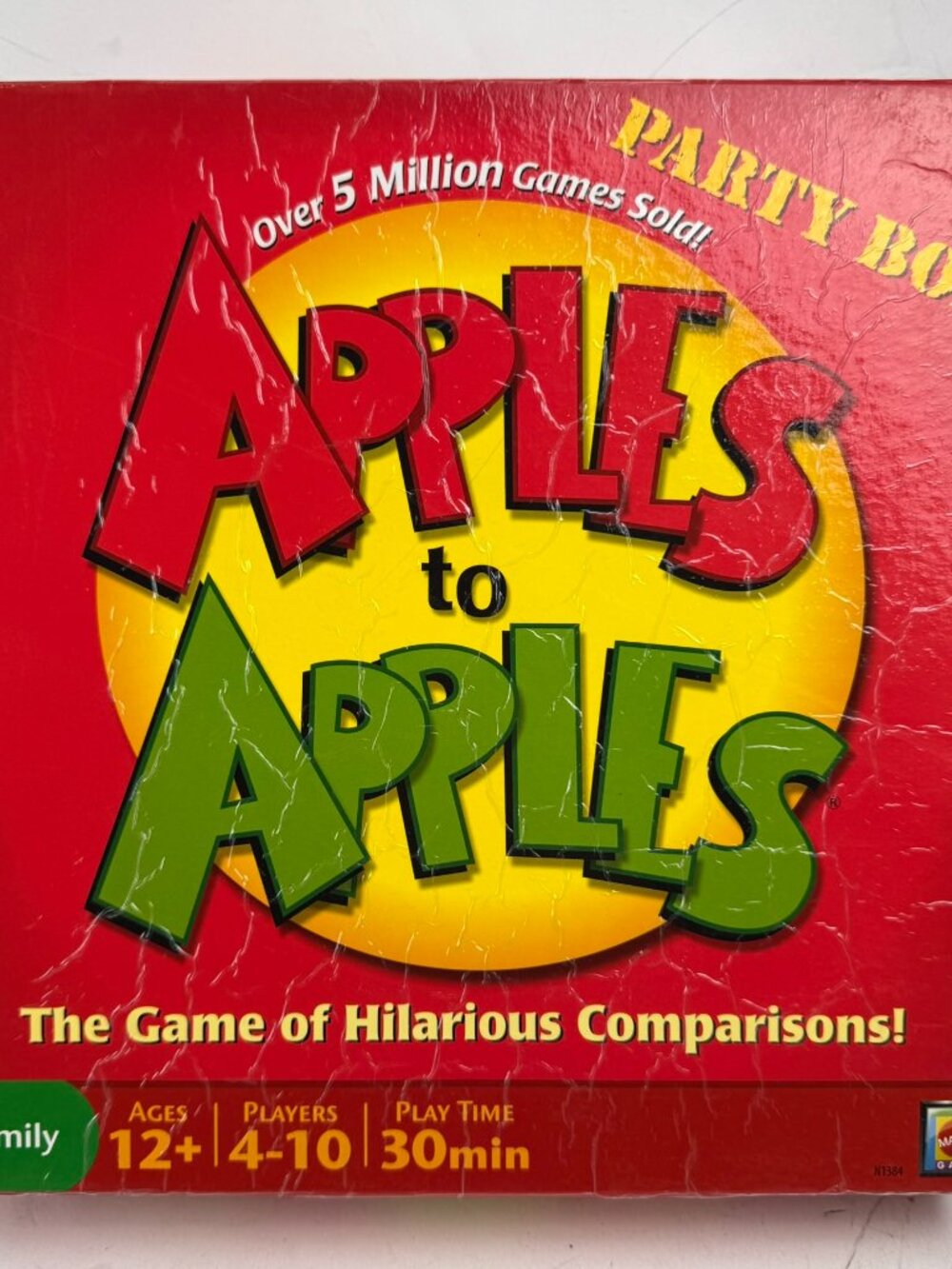 Apples to Apples Party Box Board Game Mattel Family Card Game Complete 1000+Card